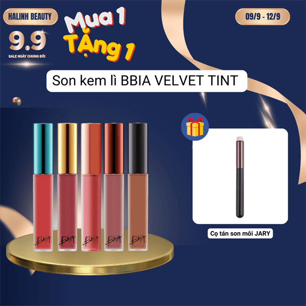 [Tặng cọ son] Son kem Bbia #13 (Hồng cam đất)