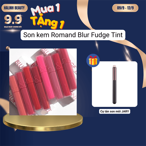 [Tặng cọ môi] Son Kem Lì Romand Blur Fudge Tint (từ 01 - 16)